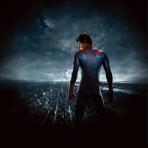 Le super-héros américain Spider-Man autocollant 3d papier peint mural