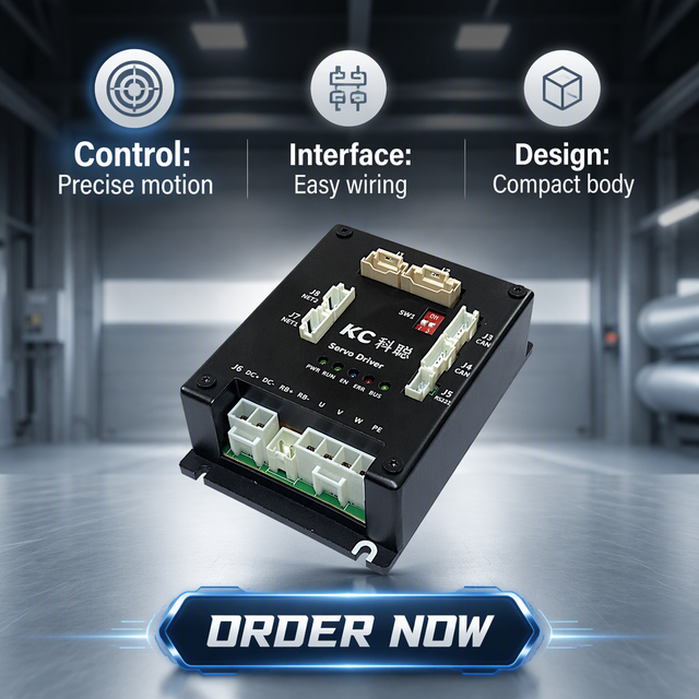 AGV Robot Drive System Servo Motor Driver High Speed Controller DC48V 1000W CAN Communication Industrial Level II EMC