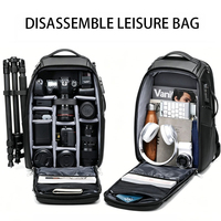 Sac à dos multifonctionnel antivol pour appareil photo, professionnel pour appareil photo reflex numérique, appareil photo sans miroir, équipement d'appareil photo, étanche pour Sony Canon Nikon