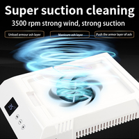 Collecteur de poussière à ongles rechargeable professionnel 85W, aspirateur à ongles puissant, ventilateur à vitesse réglable, outil de manucure pour salon