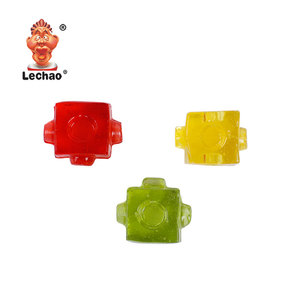 Bonbons Gélifiés en Forme de Blocs de Construction Colorés, <span class=keywords><strong>Prix</strong></span> Usine, Faible MOQ, Bonbons Halal Sucrés et Fruités en Vrac - Product Image 3