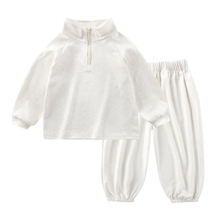Venta al por mayor primavera otoño manga larga niños Bebé Pantalones de chándal sudadera traje deportivo ropa para niñas pequeñas conjunto - Product Image 4