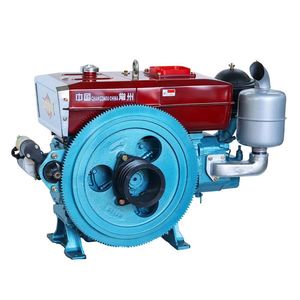 เครื่องยนต์ดีเซลไฟฟ้า ZS1115 22 แรงม้า ระบายความร้อนด้วยน้ำ สูบเดียว สตาร์ทเท้า สำหรับเครื่องจักรกลการเกษตร ประหยัดน้ำมัน - Product Image 3