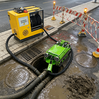 Robot de désentassage subaquatique durable avec une profondeur de 1500 mm pour l'extraction des sédiments des boues de cendres des centrales électriques