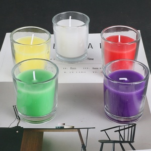 Bougies sans fumée en forme de tasse pour propositions romantiques, bougies en verre variées, résistantes au vent, pour la Saint-Valentin et diverses occasions d'urgence - Product Image 1