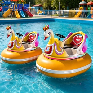 Bateau tamponneur électrique gonflable en forme de cygne, facile à utiliser, pour enfants, adultes et familles, idéal pour piscines et lacs. - Product Image 4