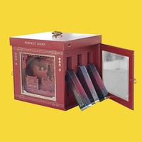 STPP a développé des boîtes-cadeaux personnalisées de luxe en carton gris pour ensembles de rouges à lèvres, avec impression personnalisée, pour œuvres d'art en papier 3D, boîte cosmétique pour rouges à lèvres.
