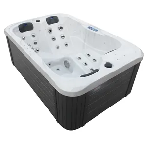 Beautiful hot tub massage 3 persons outdoor acrylic hot tub spa