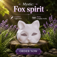 Masque facial en PVC imperméable et écologique pour Halloween, personnalisable avec logo, léger, pour fêtes, remise de diplômes, avril – Fabricant OEM