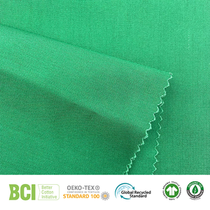 Tissu uni de haute qualité Ronghong BCI GRS <span class=keywords><strong>OCS</strong></span> 100% coton 40x40 133x70 115GSM pour vêtements de travail - Product Image 3