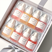 Flacon compte-gouttes 20 ml en verre dépoli pour huile à cuticules SAGALAGA, parfum fruité, logo personnalisé OEM, soin naturel des ongles, vente en gros, stock disponible
