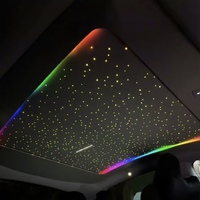 Pare-soleil de toit pour Tesla Y / New Y Juniper Starry Sky, éclairage d'ambiance, commande vocale, intérieur de voiture
