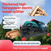 Unité de boîte de vitesses motorisée portable pour fendeuse de bûches JZQ250 sur base à roues, groupe d'alimentation pour petite machine agricole de fendage de bois de chauffage