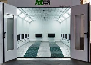 فرن رش طلاء محمول يعمل بالكهرباء/الديزل مع إضاءة LED ونظام تهوية سفلي للطلاء الفعال - Product Image 2