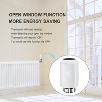 Akıllı Zigbee WiFi isıtma trv termostat dijital WiFi TRV kablosuz radyatör termostat