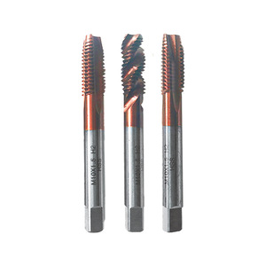 Tarauds en spirale plaqués titane M35 à haute teneur en cobalt avec pointes pointues Tarauds de machine en bronze au cobalt - Product Image 1