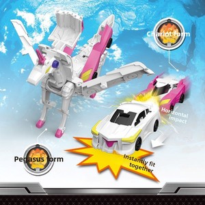 Juguete de Plástico Resistente a Impactos, Dos en Uno, Dragón Volador Pegasus Transformable, para Niños de 8 a 13 Años, de Empuje, Seguro - Product Image 2
