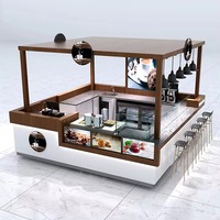 Conception de kiosques de vente au détail comptoir de café extérieur intérieur décoration de magasin de café moderne conceptions de kiosque de café