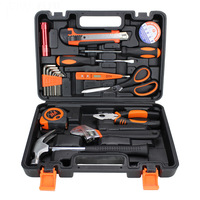 Ensemble d'outils à main professionnels 102 pièces en acier au carbone, boîte à outils complète pour la réparation à domicile et automobile avec étui rigide OEM
