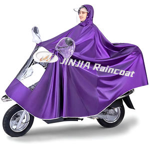เสื้อกันฝนแบบพอนโชสำหรับผู้ใหญ่สองคน กันน้ำ สำหรับขี่มอเตอร์ไซค์ สกู๊ตเตอร์ ขนาดใหญ่ - Product Image 3