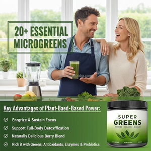 Energize Cleanse Alkalize, Mezcla de Verduras Orgánicas, Antioxidante, Probiótico, Enzimas Digestivas, Polvo Súper Verde, Apoyo Inmunológico para Adultos - Product Image 2