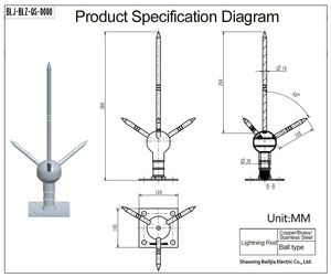 Chống Sét <span class=keywords><strong>Rod</strong></span> Sản Xuất Xây Dựng Sét Arrester Thép Không Gỉ Đồng Nguyên Chất Đồng Sét <span class=keywords><strong>Rod</strong></span> - Product Image 2