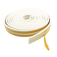 Bande d'étanchéité en mousse de caoutchouc EPDM en forme de D, P, E, I, autocollante, pour cadre de porte et fenêtre, insonorisante et résistante aux intempéries