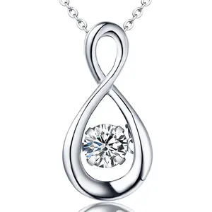 New Trending Fashion Jewelry Pendants 925 Sterling Silver Custom Pendant Zircon Pendant For Women