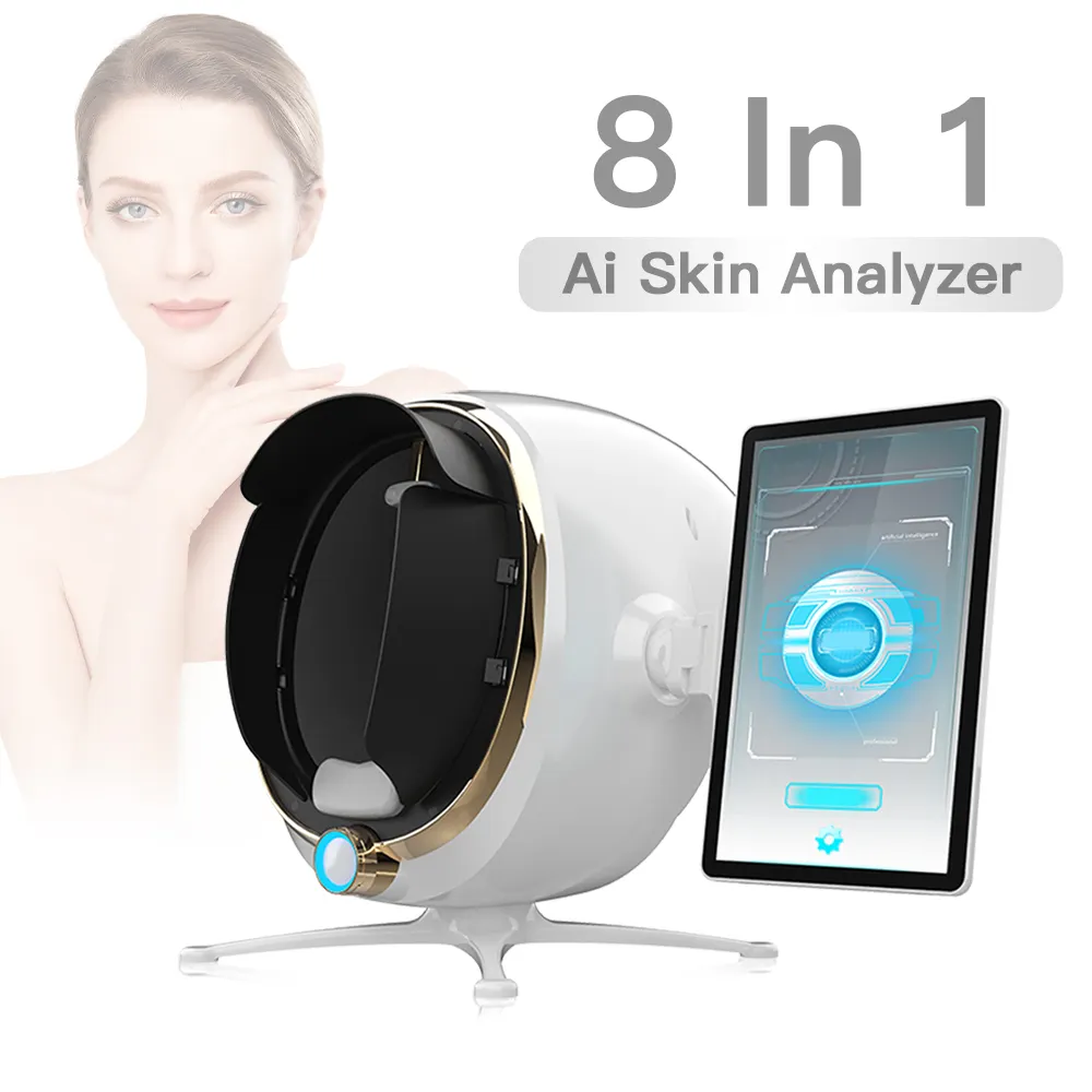 Analizzatore della pelle del viso 3D tecnologia Ai Scanner del viso e macchina di analisi della pelle analizzatore della pelle