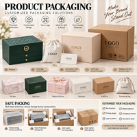 Boîte de rangement à bijoux personnalisée avec logo, directement de l'usine, en cuir PU multicouche avec serrure, support pour colliers, rangement pour bagues et boucles d'oreilles