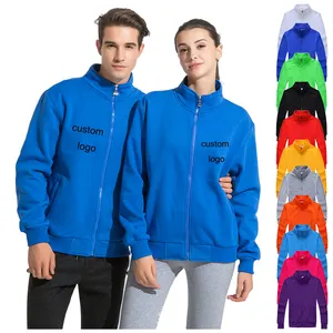 Zipper up sweatshirts hoodies High quality sweatshirt supplier customized size and color men's sweatshirt