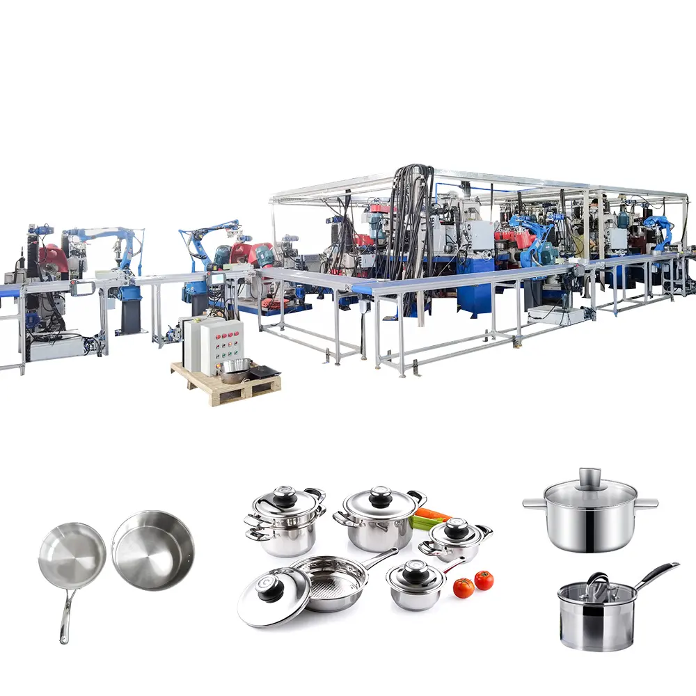 Stainless Steel Cookware Manufacturing Machinery Precision Automatic Lapping Polishing Machine