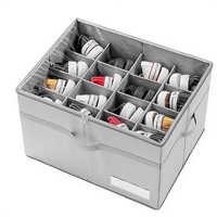 Boîtes de rangement pour chaussures en tissu Oxford pliables modernes, avec séparateurs, imperméables et écologiques, prix de gros du fabricant