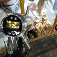 Sijie STRONG-GR-2514 Kızılötesi Termometre 250~1400 ℃   Erimiş Metal için, Erimiş Alüminyum Dökümüne Özel