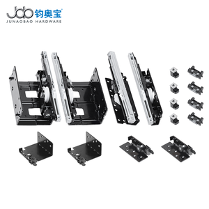 ชุดล้อเลื่อน JOB สำหรับประตูบานเลื่อนแบบแขวนด้านข้าง ล้อเฟอร์นิเจอร์ ล้อประตูไม้ อุปกรณ์เสริมประตูไม้ - Product Image 6