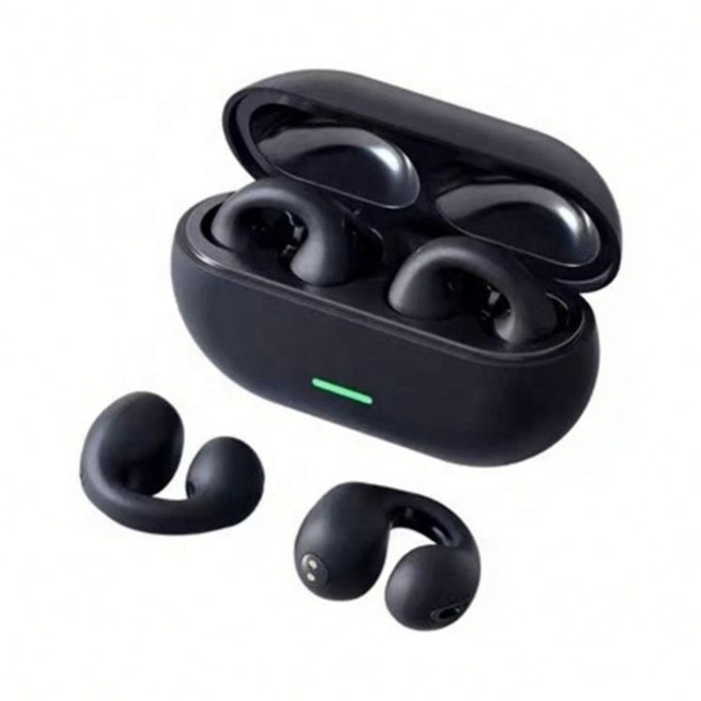 Leisure Entertainment JL LED Wireless Sport Earphones Active Noise Cancellation IPX7 Waterproof BT 5.4 Mini Compact Ear Clip