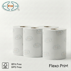 Rollo de Papel Térmico para Recibos de 3-1/8" x 270' 48gsm para Cajeros Automáticos y Terminales de Tarjetas de Crédito con Logotipo Personalizado OEM - Product Image 3