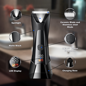 2025 <span class=keywords><strong>mejor</strong></span> 2 en 1 recortador de <span class=keywords><strong>barba</strong></span> <span class=keywords><strong>y</strong></span> <span class=keywords><strong>cuerpo</strong></span> para hombres IPX7 impermeable eléctrico ingle recortador de pelo afeitadora de lámina USB hombres afeitadora corporal - Product Image 2