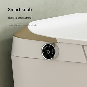 Inodoro Inteligente <span class=keywords><strong>de</strong></span> Suelo con Sifón, Descarga Mecánica, Pedestal, Doble Bomba, Descarga Silenciosa Presurizada - Product Image 3