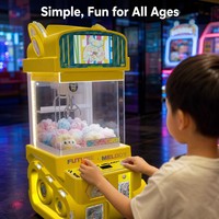LECHUANG Distributeur automatique intelligent à griffes avec lecteur de cartes, unité de jeu d'arcade de capture de prix pour centre de jeux, centre commercial et centre de divertissement familial