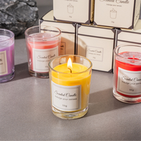 En stock, directement de l'usine, bougies d'aromathérapie, en forme de tasse, en cire de soja colorée, diffuseur de parfum longue durée pour l'intérieur de la maison