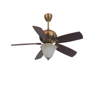 Ventilateur de plafond classique pour la décoration de la maison avec lame de couleur en plastique ABS ou en bois et plafonnier à éclairage LED avec ventilateur - Product Image 6