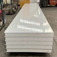 Panneaux sandwich à isolation très élevée et stable en EPS/PU/PIR/PUR/Polyuréthane/Laine de roche pour murs extérieurs de chambre froide