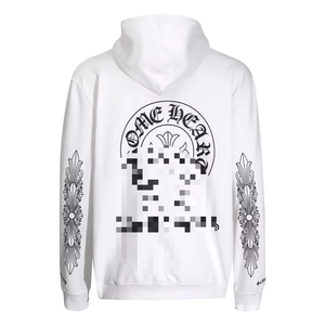 Sudadera con capucha de algodón puro de rizo con cremallera, estilo urbano, de marca de moda para <span class=keywords><strong>comercio</strong></span> exterior, con letras, para otoño, en stock. - Product Image 5