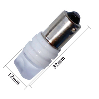Ampoules LED BA9S 3D en céramique 2835 pour éclairage d'instrumentation, 12V 24V T4W H6W pour éclairage intérieur de voiture, feux de position latéraux et feux de plaque d'immatriculation