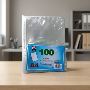 Busta Portadocumenti Trasparente in Plastica con Stampa UV Erpsl, 11 Fori, Formato A4, Modello 02026, Confezione da 100 Pezzi - Product Image 4