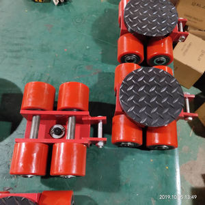 6t-25t भारी ड्यूटी k + bk x + y सीधे रोलर स्केट्स, औद्योगिक लोड हियरिंग ट्रांसफर स्केटिंग सिस्टम के साथ औद्योगिक लोड चलती उपकरण - Product Image 5