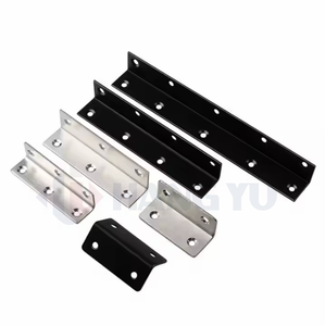 커튼 월 강화 삼각형 철 액세서리용 직각 90 도 고정 블록 L형 스테인레스 스틸 코너 코드 - Product Image 6