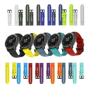 QuickFit 26mm 22mm Smartwatch Bracelet Compatible avec <span class=keywords><strong>Garmin</strong></span> <span class=keywords><strong>Fenix</strong></span> 7X 7 Pro <span class=keywords><strong>Sapphire</strong></span> Solar <span class=keywords><strong>Fenix</strong></span> 6X <span class=keywords><strong>6</strong></span> Pro 5X 5 Plus Bracelet - Product Image 3