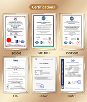 Boîte cadeau rigide de luxe écologique réutilisable à double ouverture, imprimée sur mesure, avec poignée en corde tressée perlée, pour anniversaire, fête prénatale